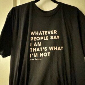 Arctic Monkeys Alex Turner Whatever You Say tshirt